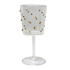 Venezia wijnglas, Barnsteen stippen