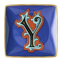 Versace Holiday Alphabet schotel 12 cm, Y