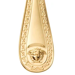 Versace Medusa dinervork verguld, 20,5 cm