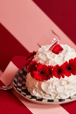 Victoria glas 35 cl 2-pack, Rood-transparant