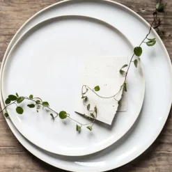 Vince bord 27 cm, Wit