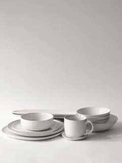 Vince diep bord Ø22,5 cm, Wit