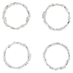 Vine servetring Ø4,7 cm 4-pack, Zinklegering