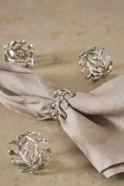 Vine servetring Ø4,7 cm 4-pack, Zinklegering