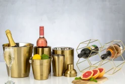 Viners ijsemmer met deksel 1,5 l, Goud