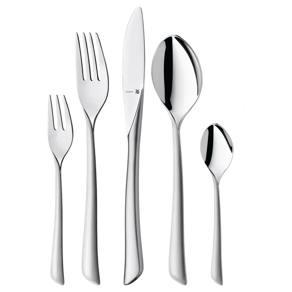 Virginia bestekset cromargan halfmat, 30-delig