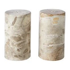 Vita peper- en zoutstel, Seashell