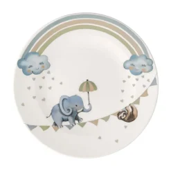 Walk like an Elephant kinderbord Ø21,5 cm, Multi