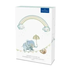 Walk like an Elephant kinderbestek 4-delig, Roestvrij staal