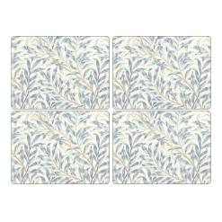 Willow Bough placemat 30x40 cm 4-pack, Blauw