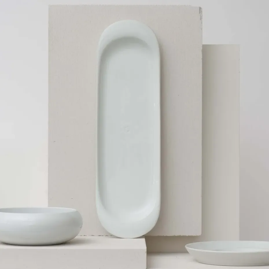 WING schotel 55 cm, White