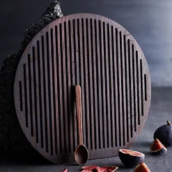 Yami kaasplank 30x32 cm, Bruin