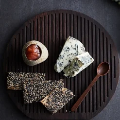 Yami kaasplank 30x32 cm, Bruin