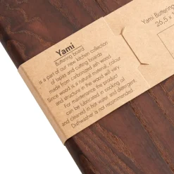 Yami serveerplankje 14x26,5 cm, Bruin