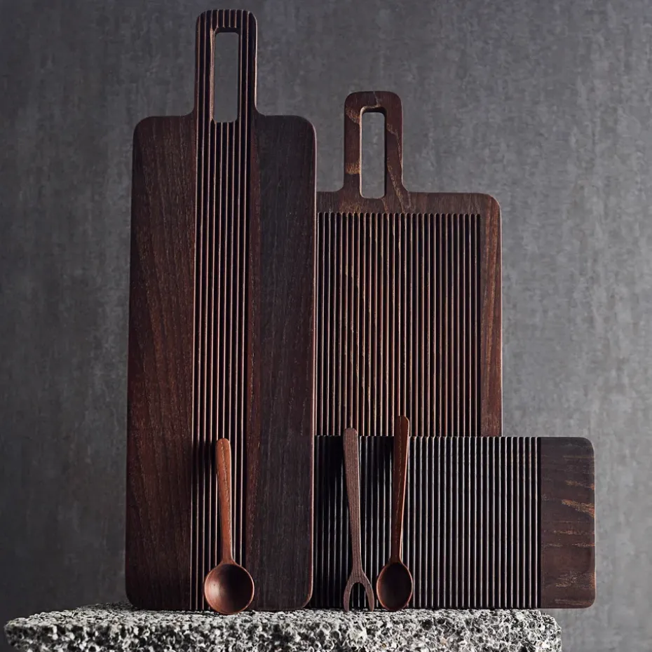 Yami snijplank voor brood 22x44 cm, Bruin