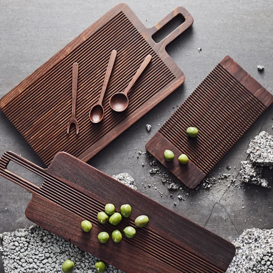 Yami snijplank voor brood 22x44 cm, Bruin