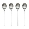 Yuka lepel 4-pack, Brushed Steel