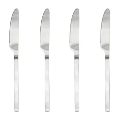 Yuka mes 4-pack, Brushed Steel