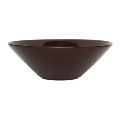Yuka schaal Ø28 cm, Dark Terracotta