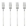 Yuka vork 4-pack, Brushed Steel