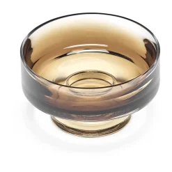 Zuma lage kom op voet M Ø13,6 cm, Amber