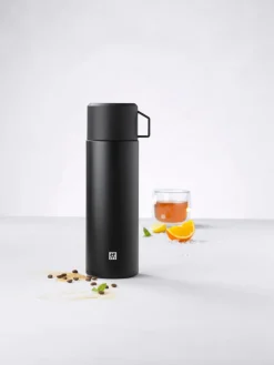 Zwilling Thermo Thermosfles 1 L, Zwart