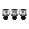 Zwilling vacuüm wijnstopper 3-pack, Roestvrij staal